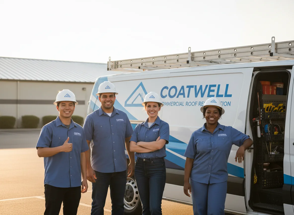 Commercial roof coating company in Gravette, AR